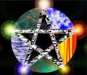 Pentagram s živly